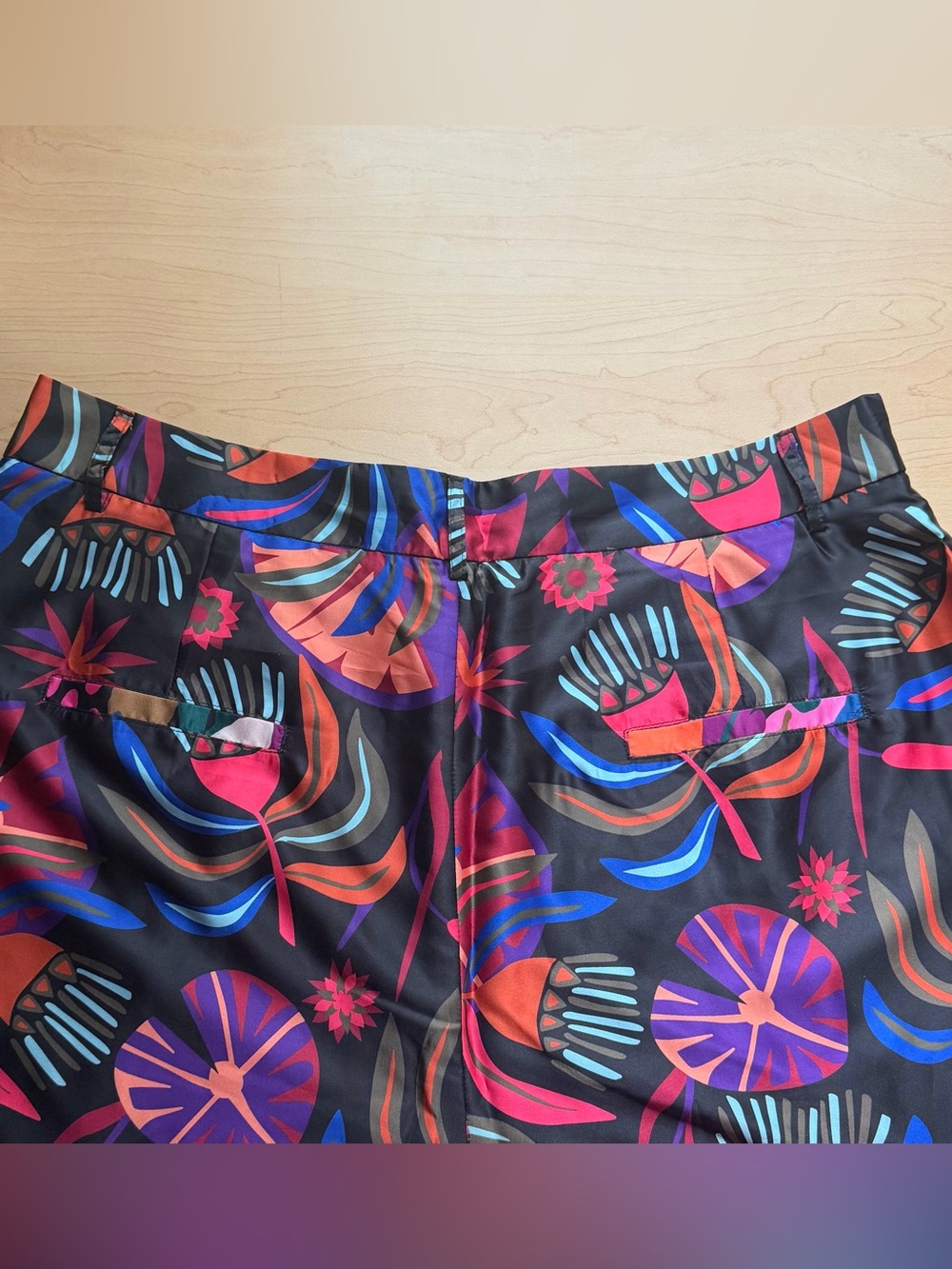 Rue Trouser shorts in tropical print - Picture 5 of 7
